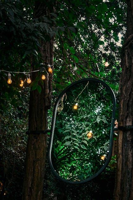 image about Create an Enchanting Outdoor Space with a DIY Garden Mirror