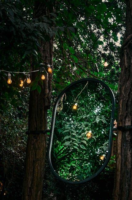 Create an Enchanting Outdoor Space with a DIY Garden Mirror