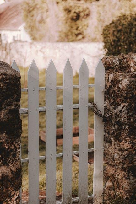 image about Choosing the Right Fence Paint Color to Make Your Garden Look Bigger