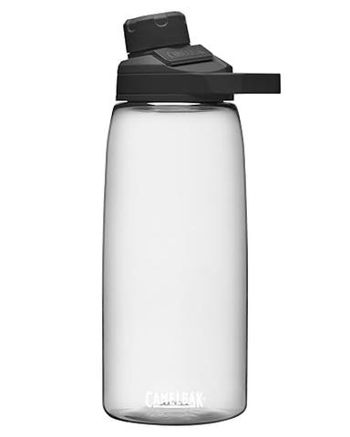 CamelBak Chute Mag BPA Free Water Bottle with Tritan Renew - Magnetic Cap Stows While Drinking, 32oz, Clear image