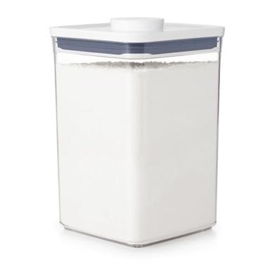 OXO Good Grips POP Container - Airtight Food Storage - Big Square Medium 4.4 Qt Ideal for 5lbs of flour or sugar image