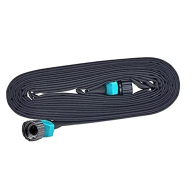 Rocky Mountain Goods Flat Soaker Hose - Heavy Duty Double Layer Design - Saves 70% Water - Consistent Drip Throughout Hose - Leakproof Guarantee - Garden/Vegetable Safe (15 FT) image