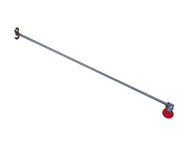 Non-Tangle Rod for Outrigger Flagpoles to Prevent Flag Wrapping Stainless Steel Rod Vinyl Clamp 2 1/2' Length image