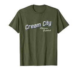 Milwaukee Cream City Basketball Wisconsin Practice Jersey T-Shirt image