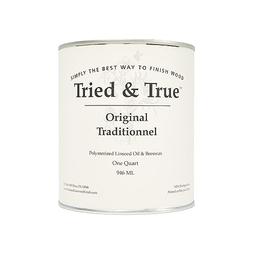 Tried & True Original Wood Finish, Quart - Linseed Oil & Beeswax Blend, Ideal for All Woodwork, Long-Lasting Durability, Food Safe Sealer, Non-toxic Wood Finish image