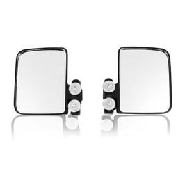 ALLGOOD Universal 1 Pair Magnetic Side Mirrors 220LB Rated Magnet Tractor Mirror Compatible with Riding Mower Golf Cart Compact Tractors Full Size Tractors Commercial Mower Dozers(Left & Right) image