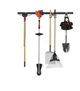 Rubbermaid FastTrack Garage Storage System Tool Hanging Kit, Garage Organization, Wall Mount Holder for Garden Lawn Tools image