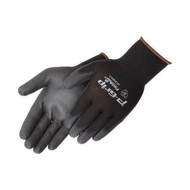 Liberty P-Grip Ultra-Thin Polyurethane Palm Coated Glove with 13-Gauge Nylon/Polyester Shell, Large, Black (Pack of 12) image