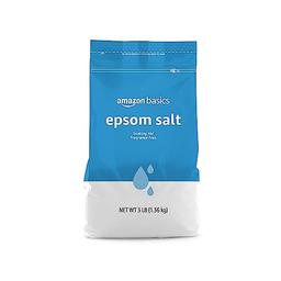 Amazon Basics Epsom Salt Soak, Magnesium Sulfate USP, 3 Pound, 1-Pack image