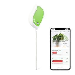 Diivoo Smart Soil Moisture Meter for Indoor Plants, Bluetooth Plant Water Monitor and Soil Tester with Mobile Phone app for use in Plant Care, Great for Garden, Farm, Lawn image