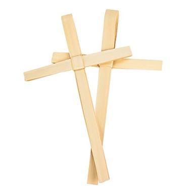 Concordia Supply Palm Sunday Outreach Palm Crosses - Dried African Palm Crosses 6" x 4.5" (Large, Pack of 50) image