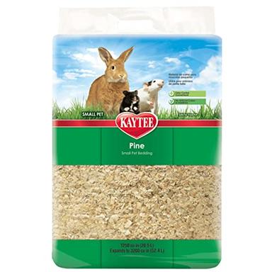Kaytee Small Animal Pine Bedding For Pet Guinea Pigs, Rabbits, Hamsters, Gerbils, and Chinchillas, 52.4 Liter image