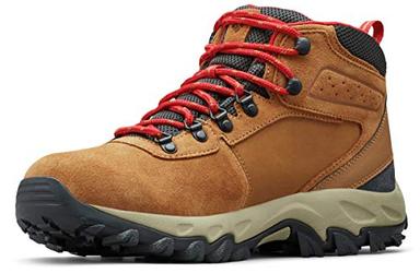 Columbia Men's Newton Ridge Plus II Suede Waterproof Boot, Breathable with High-Traction Grip,elk/mountain red,13 image