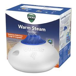 Vicks Warm Steam Vaporizer, Small to Medium Rooms, 1.5 Gallon Tank – Warm Mist Humidifier for Baby and Kids Rooms with Night Light, Works with Vicks VapoPads and VapoSteam image