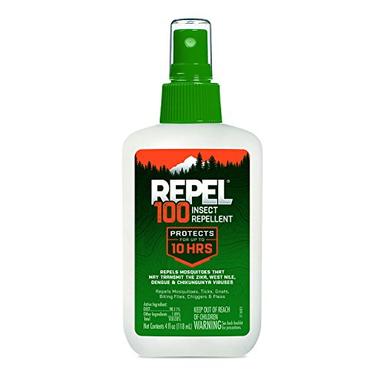 Repel 100 Insect Repellent, Pump Spray, 4-Fluid Ounces, 10-Hour Protection image