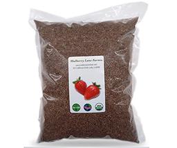 Brown Flax Seed 5 Pounds (Flaxseed) Whole, Raw, USDA Certified Organic, Non-GMO, Product of USA, Mulberry Lane Farms image