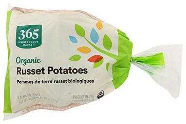 365 Everyday Value, Organic Russet Potatoes, 5 lb Bag image