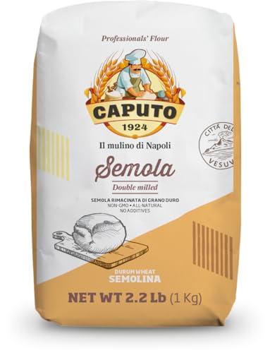 Caputo Antimo Di Grano Duro Rimacinata Semolina Flour - All Natural Dough for Fresh Pasta, 2.2 lb image