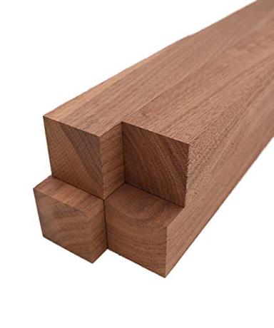 Black Walnut Lumber Turning Squares - 2" x 2" (4 Pcs) (2" x 2" x 8") image