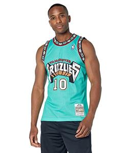 Mitchell & Ness NBA Swingman Road Jersey Grizzlies 98 Mike Bibby Teal LG image