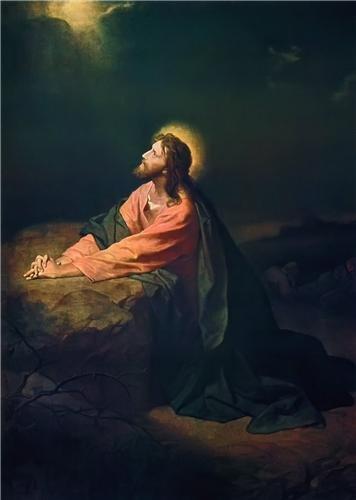 ConversationPrints JESUS IN GETHSEMANE GLOSSY POSTER PICTURE PHOTO christ garden praying lord image