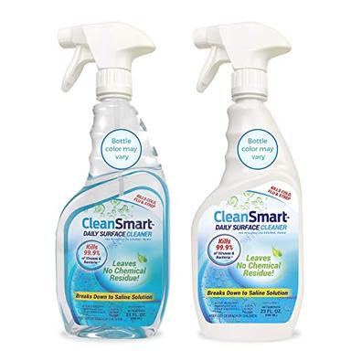 CleanSmart Daily Surface Cleaner and Pet-safe Disinfectant, Kills 99.9% of Viruses & Bacteria, 23 ounce Spray (pack of 2) image