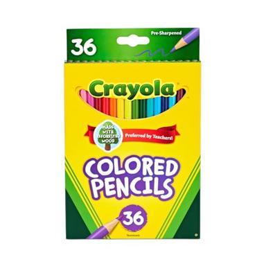 Crayola Colored Pencils (36ct), Kids Pencils Set, Art Supplies, Great for Coloring Books, Classroom Pencils, Nontoxic, 3+ image