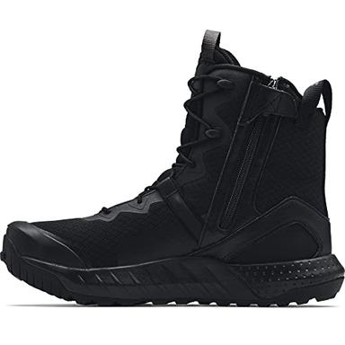 Under Armour Men's Micro G Valsetz Zip Military and Tactical Boot, Black (001)/Black, 10 M US image