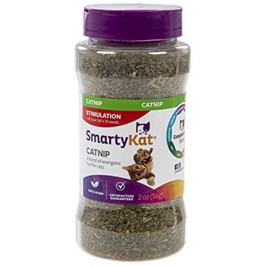 SmartyKat Catnip for Cats & Kittens, Shaker Canister - 2 Ounces image