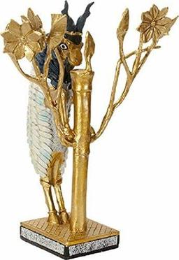 Ebros Gift Ancient World Archaeology Golden Ram in The Thicket Statue 7" Tall Penn Museum Replica Early Mesopotamian Dynasty Artifact Reproduction Decorative Figurine image