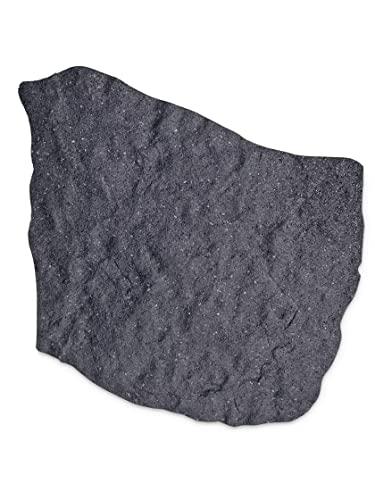 Gardener's Supply Company Flagstone Recycled Rubber Stepping Stone For Garden Walkway | Outdoor Patio Decor & Lawn Pathway Landscaping Stepping Blocks | Eco-Friendly Recycled Rubber - 17"W X 1/2 Thick image