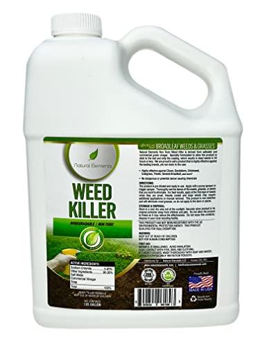 Natural Elements Weed Killer | Pet Safe, Safe Around Children | Natural Herbicide (1 Gallon) image