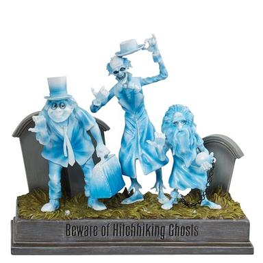 Enesco Disney Showcase The Haunted Mansion Hitchhiking Ghosts Lit Figurine, 8 Inch, Multicolor image
