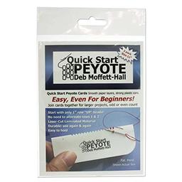 Quick Start Peyote Cards for Size 11 Seed Beads, Pack of 3 Cards image