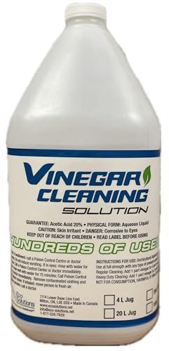 Eco Solutions Vinegar Cleaning Solution - all purpose household cleaner, 20% concentrated vinegar - 4 Litre Jug (1.06 gallons) image