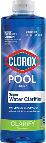 Clorox® Pool&Spa™ Swimming Pool Super Water Clarifier, Creates Crystal Clear Pool Water, 1 Quart (Pack of 1) image