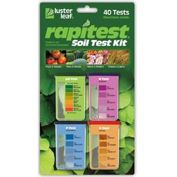 Luster Leaf 1601 Rapitest Test Kit for Soil pH, Nitrogen, Phosphorous and Potash, 1 Pack image