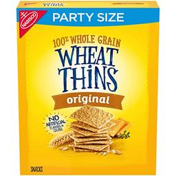 Wheat Thins Original Whole Grain Wheat Crackers, Party Size, 20 oz Box image