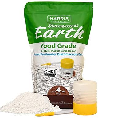 Harris Diatomaceous Earth Food Grade, 4lb with Powder Duster Included in The Bag image