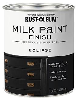 Rust-Oleum 331052 Milk Paint Finish, Quart, Eclipse 32 Fl Oz (Pack of 1) image