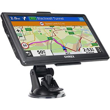 OHREX N700 GPS Navigation for Car Truck RV, GPS Navigator with 7 inch, 2024 Maps (Free Lifetime Updates), Truck GPS Commercial Drivers, Semi Trucker GPS Navigation System, Custom Truck Routing image