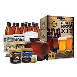 Mr. Beer - Craft Beer Making Kit 4 Gallon Complete DIY Home Brew Set Everything Included, Bottles, Refills Brew in 30 Minutes image