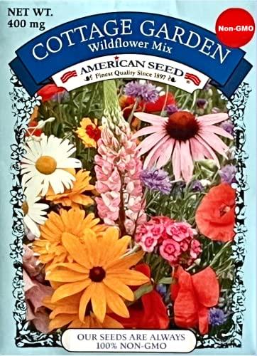 American Seed Cottage Garden Wildflower Mix Non-GMO image