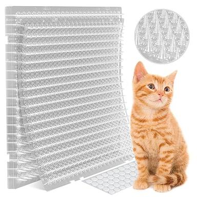 Petfolio 12 Pack Scat Mat for Cats - 16 x 13 Inch Cat Spike Mat with 1 Inch Spike is A Perfect Pet Training Mat Device for Cat Repellent Indoor & Outdoor to Deter Cats & Other Animals for All Seasons image