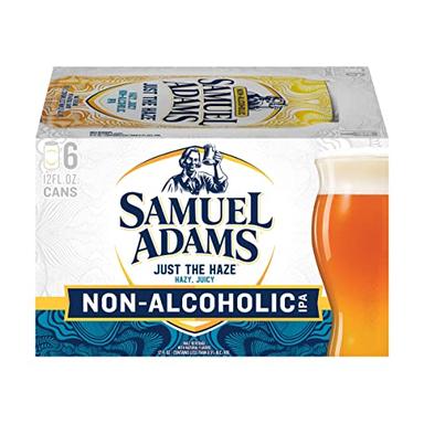 SAMUEL ADAMS Non-Alcoholic Just the Haze 6pk Cans, 12 FZ image
