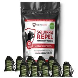 Predator Guard Rodent Repellent Plant Pouches - Protect Gardens, Vehicles, and Homes from Rats, Squirrels, Possums, and Raccoons - Natural Ingredients - 10 Pack image