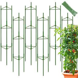 Legigo 6-Pack Tomato Cage for Garden Plant Support- Up to 48inch Garden Stakes Tomato Cage, Tomato Trellis for Potted Plants, Tomato Cages Plant Stakes for Climbing Vegetables Plants Flowers image