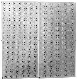 Wall Control 30-P-3232GV Galvanized Steel Pegboard Pack image