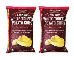 Trader Joe's Organic White Truffle Potato Chips 6oz(Pack of 2) image