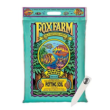 FoxFarm Ocean Forest Potting Soil Mix Indoor Outdoor for Garden and Plants | Plant Fertilizer | 12 Quarts | The Hydroponic City Stake image